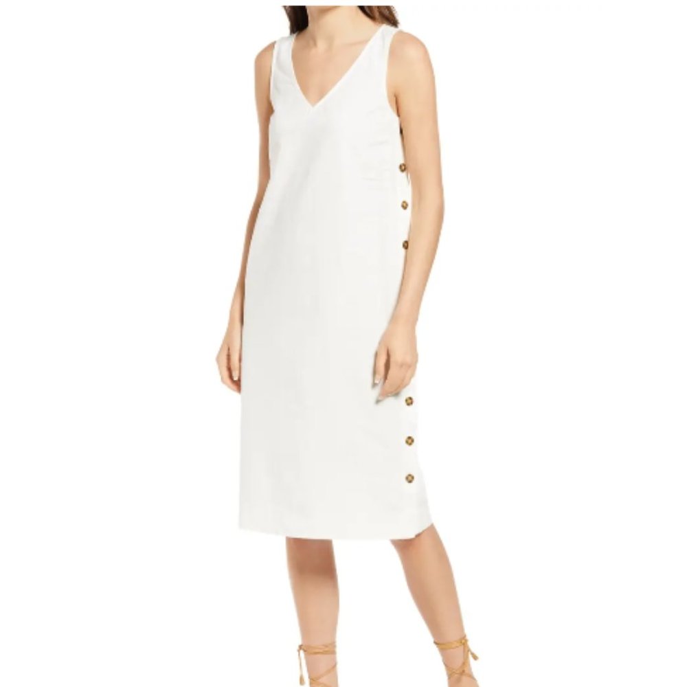 NWT Linen Cotton Madewell Dress Size Small